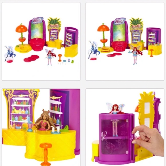 Nickelodeon Winx Frutti Music Bar 4 in 1 Playset 20 Pieces - Picture 2 of 12